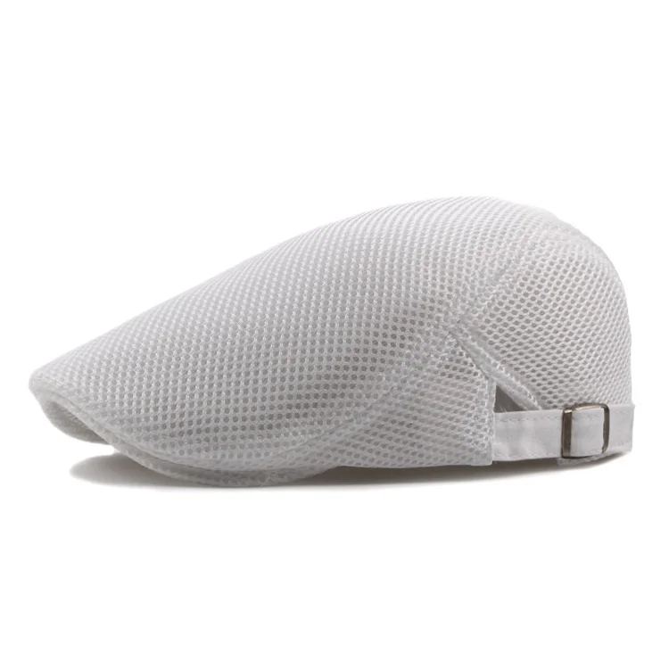 Summer Ivy Hat White Beret Hats For Women Men Newsboy Hat (62108314180)