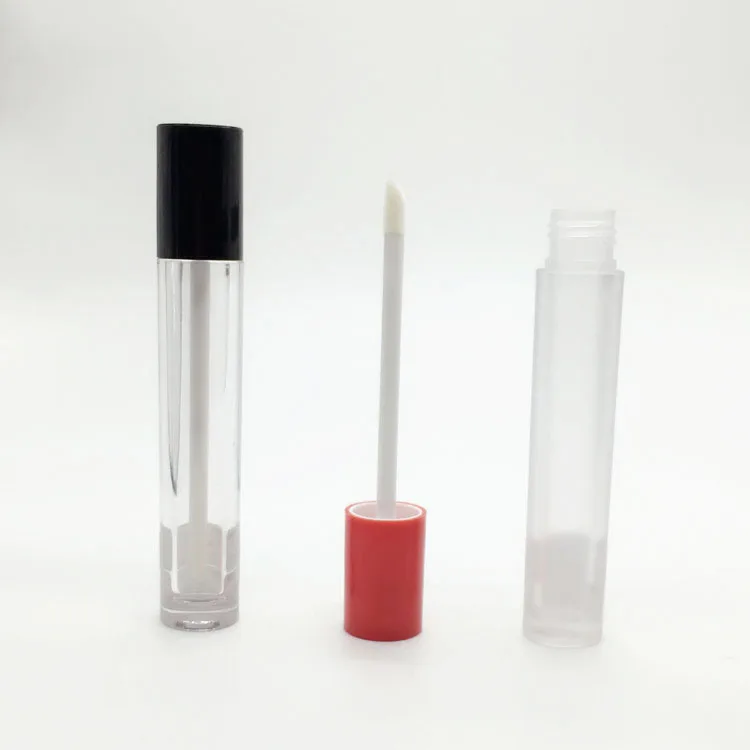 4ml rose gold pink custom luxury diamond unique empty lip gloss bottle lipgloss tubes packaging containers with brush wands