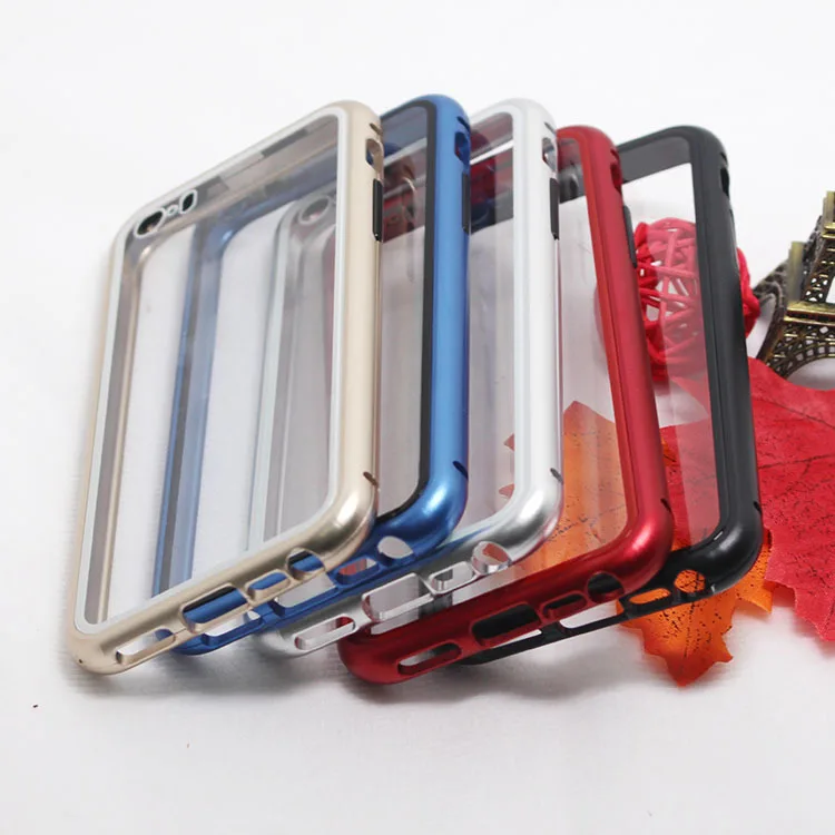 
Factory Price Tiba Magnetic Aluminum Glass Mobile phone Case for iPhone 5G/5S 
