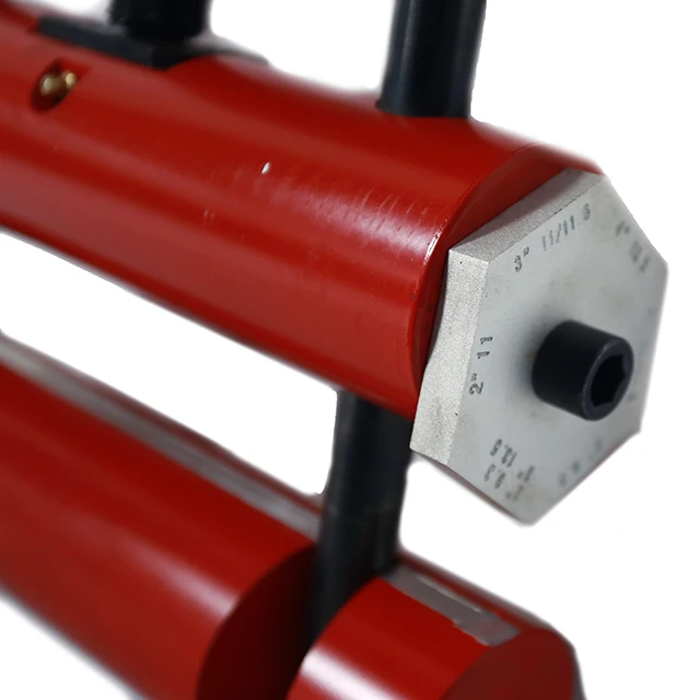 Portable manual poly and gas pe pipe squeeze off tool