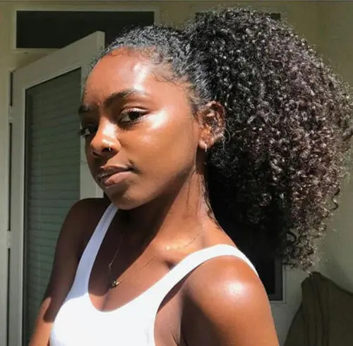 Оптовая продажа, 100% человеческие бразильские волосы для наращивания конского хвоста на шнурке, 120 г, темно-коричневый курчавый хвост