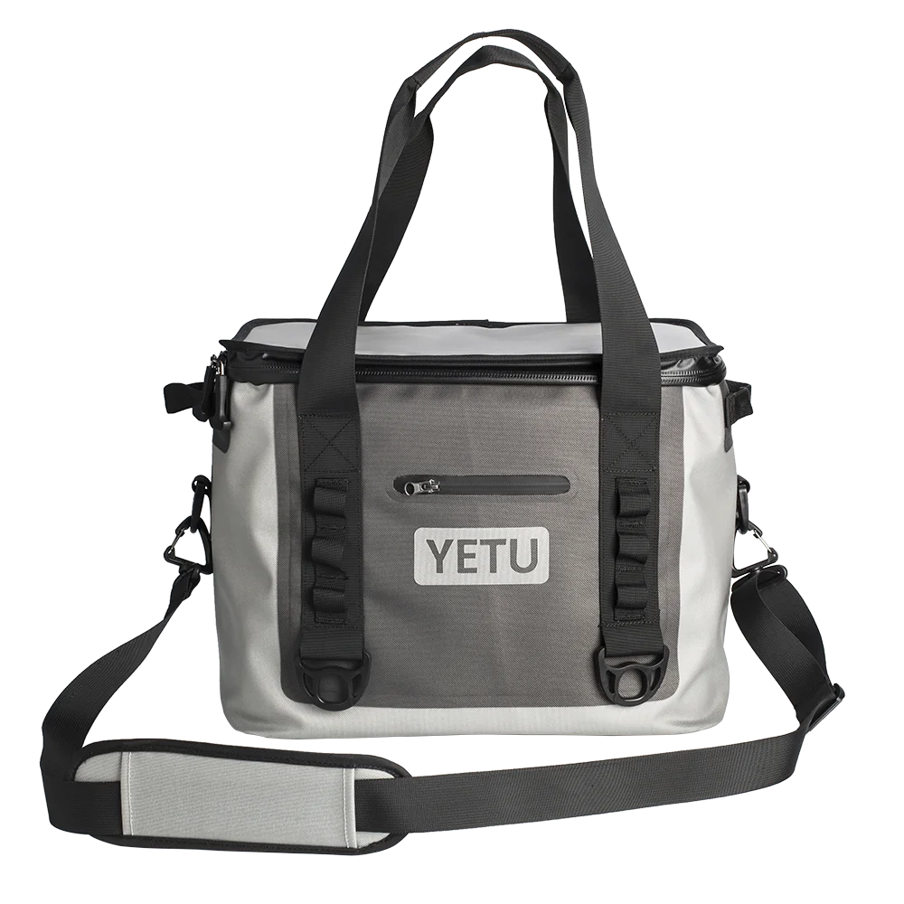 Extra Large Insulated Water Bottle 6 Can Cooler Bag for Meat Thermal Food Waterproof Letter Nylon