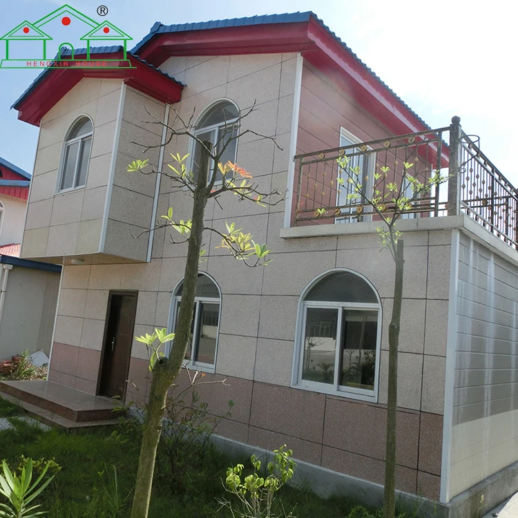 Высокое качество двухэтажный контейнер вилла здания каркасные дома сборно-villas