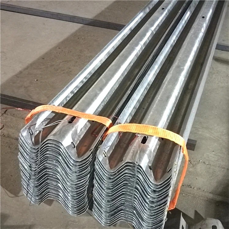 Best-selling different types post spacing highway guardrails llc vehicle crash barrier