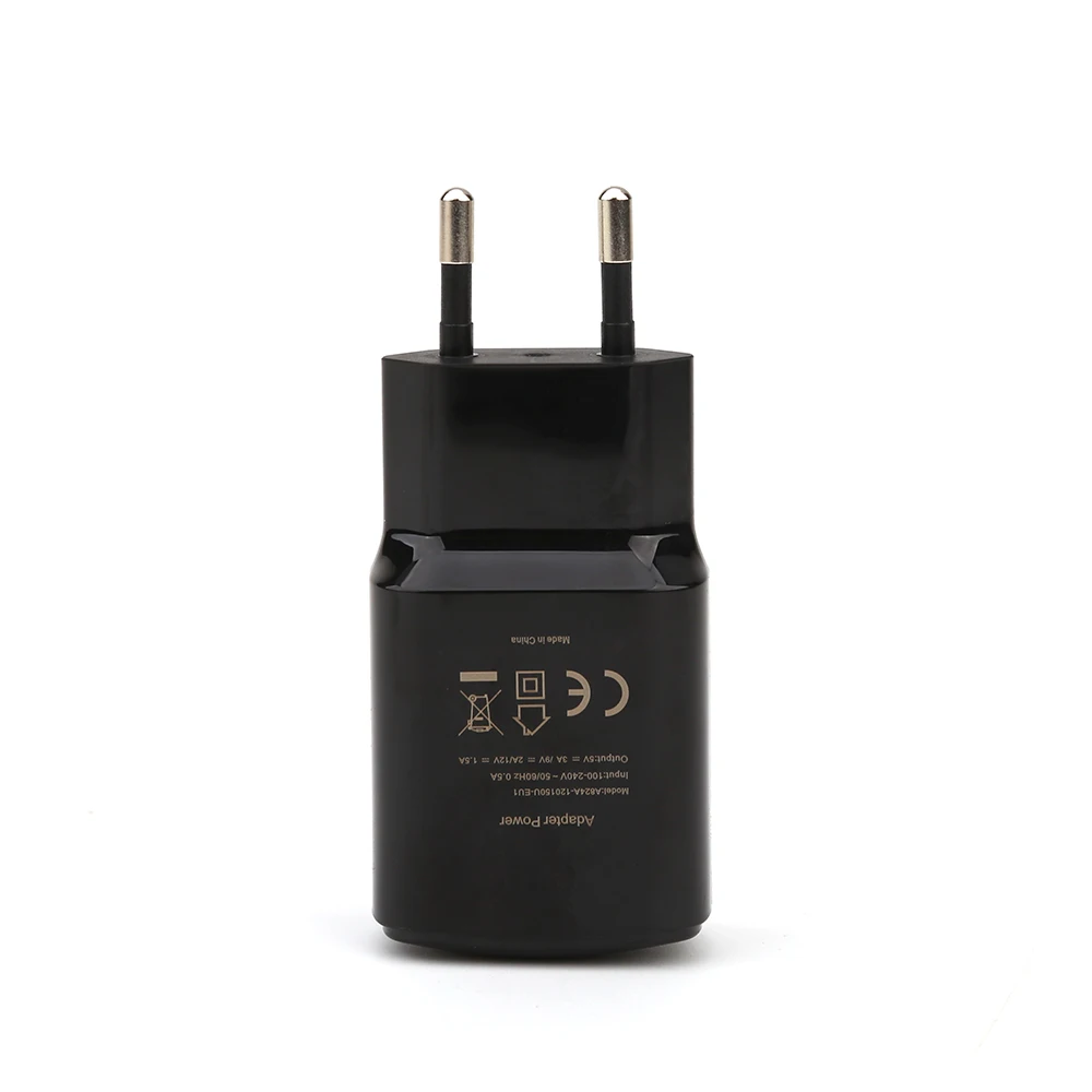 Best-saling EU Plug 5V 3A 9V 2A 12V 1.5A qc3.0 usb charger