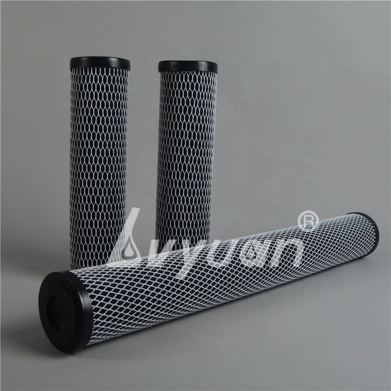 10 20 inch Slim Jumbo ACF Activated Carbon Fiber Cartridge for Water Purifier Filtration