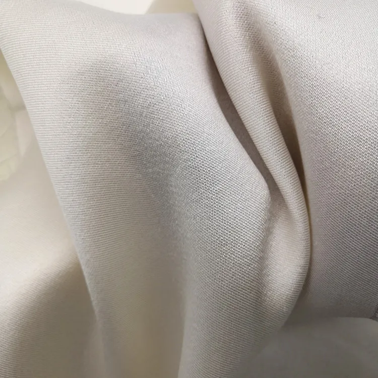 PFD silk wool blend suit fabric 138gsm silk wool blend satin fabric