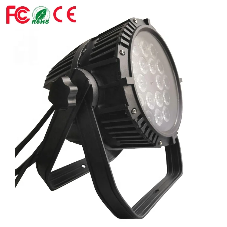24pcs 18W RGBWA+UV 6IN1 Hexa Round Tough Par64 Outdoor Architectural Wash Light IP65 IP66 IP67 24x18W LED Waterproof Par