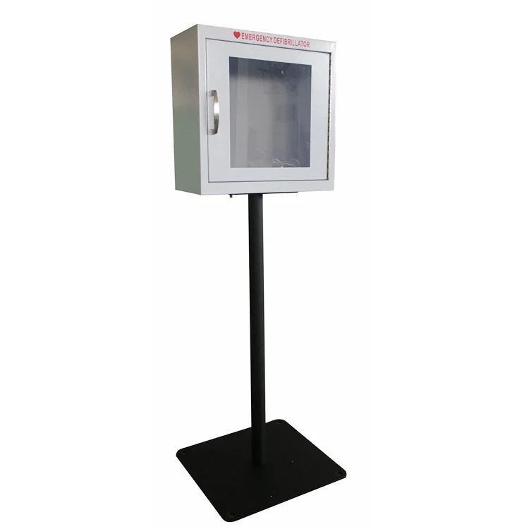 Floor Standing Defibrillator Cabinet For AED