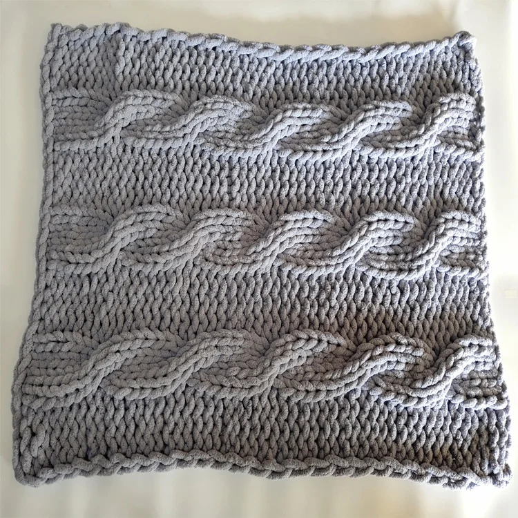 handmade giant chunky knit  100% Polyester Chenille Yarn Crochet