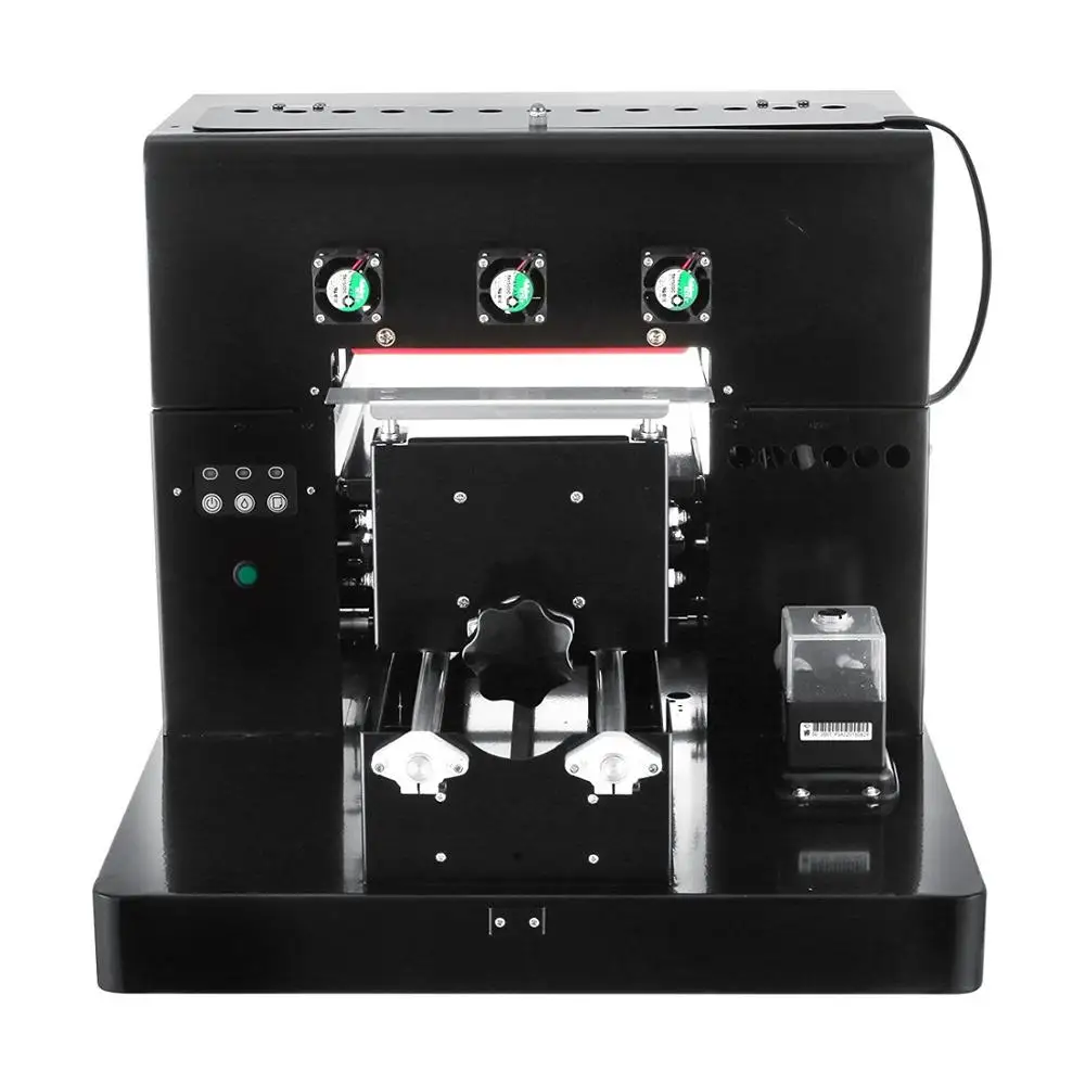 Digital flatbed plastic metal glass wood a4 UV printer