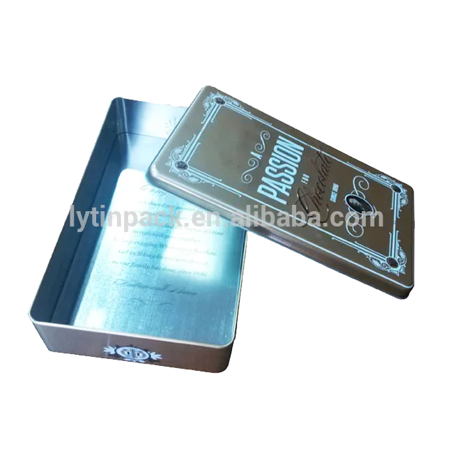 big size packaging chocolate tin box