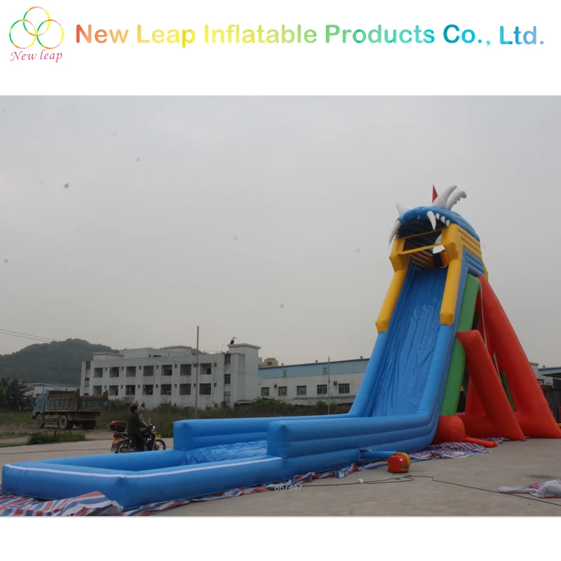 Commercial 40ft Tall Large PVC Inflatable Water Slide with Pool Custom Size for Kids Outdoor/ Swimming Pool Entertainment