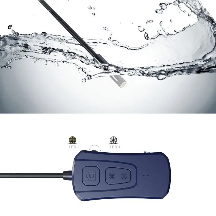 5.5mm Endoscope Camera HD USB Endoscope With 6 LED 3.5/5/10M Soft Cable Waterproof Inspection Borescope for Android IOS