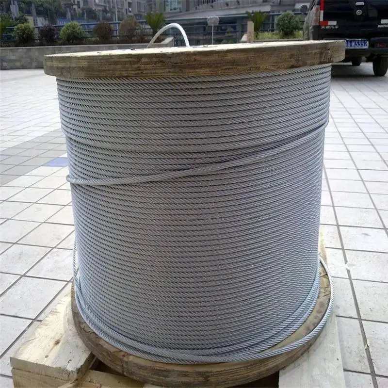 
china factory produce 6*12+7FC,8*19S+FC,6*37+FC galvanized/ungalvanized cable steel wire rope,lifting wire rope 