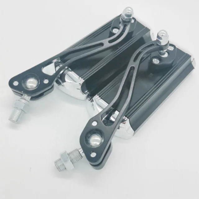 
2019 new Aluminum alloy Bicycle accessories bicycle rearview mirror can rotate 360 degrees 