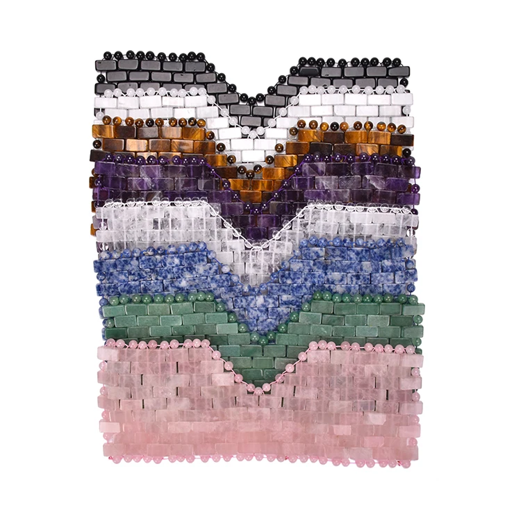 Wholesale natural  jade massage beauty pure clear quartz eye mask