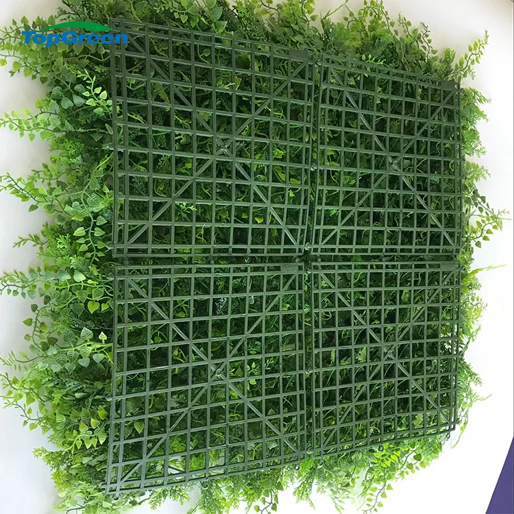 Wholesale Artificial Plastic Green Plants Wall Hanging Artificial Leaves