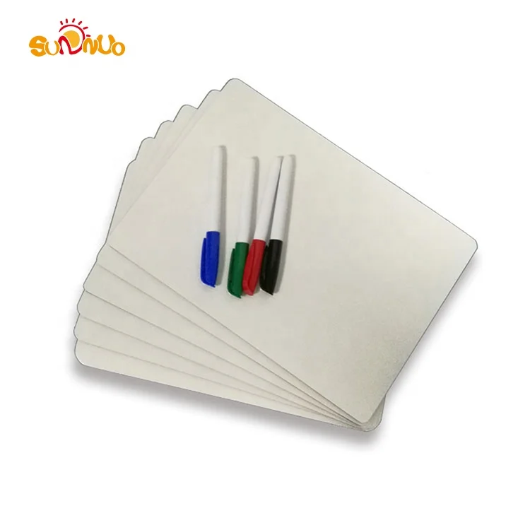 SUNNUO 2018 hot selling waterproof white kids Dry Erase lap Board for play tray bonus