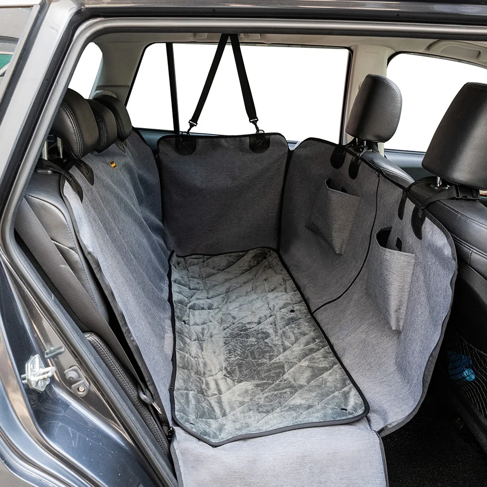 
Waterproof Pet Car Seat Hammock with Removable Seat Pad 