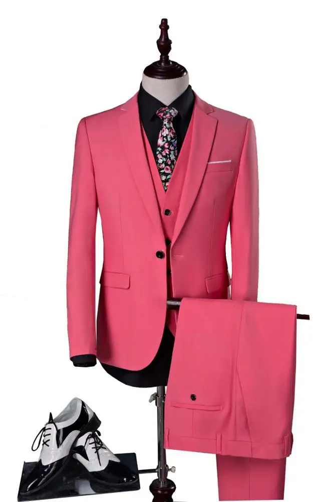 
ZH1168B High Quality Hot Sale Business man 3pcs set Casual Slim Suit Groom wedding Man Tuxedo Suit 