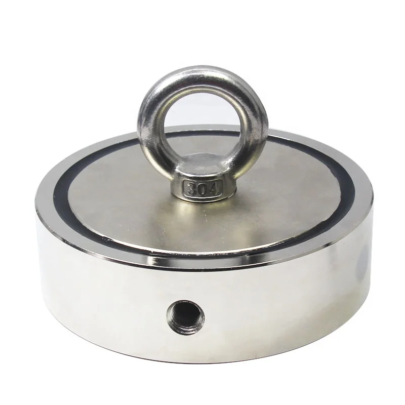 PMR-D135 800kg permanent double-sided ring neodymium cup magnet