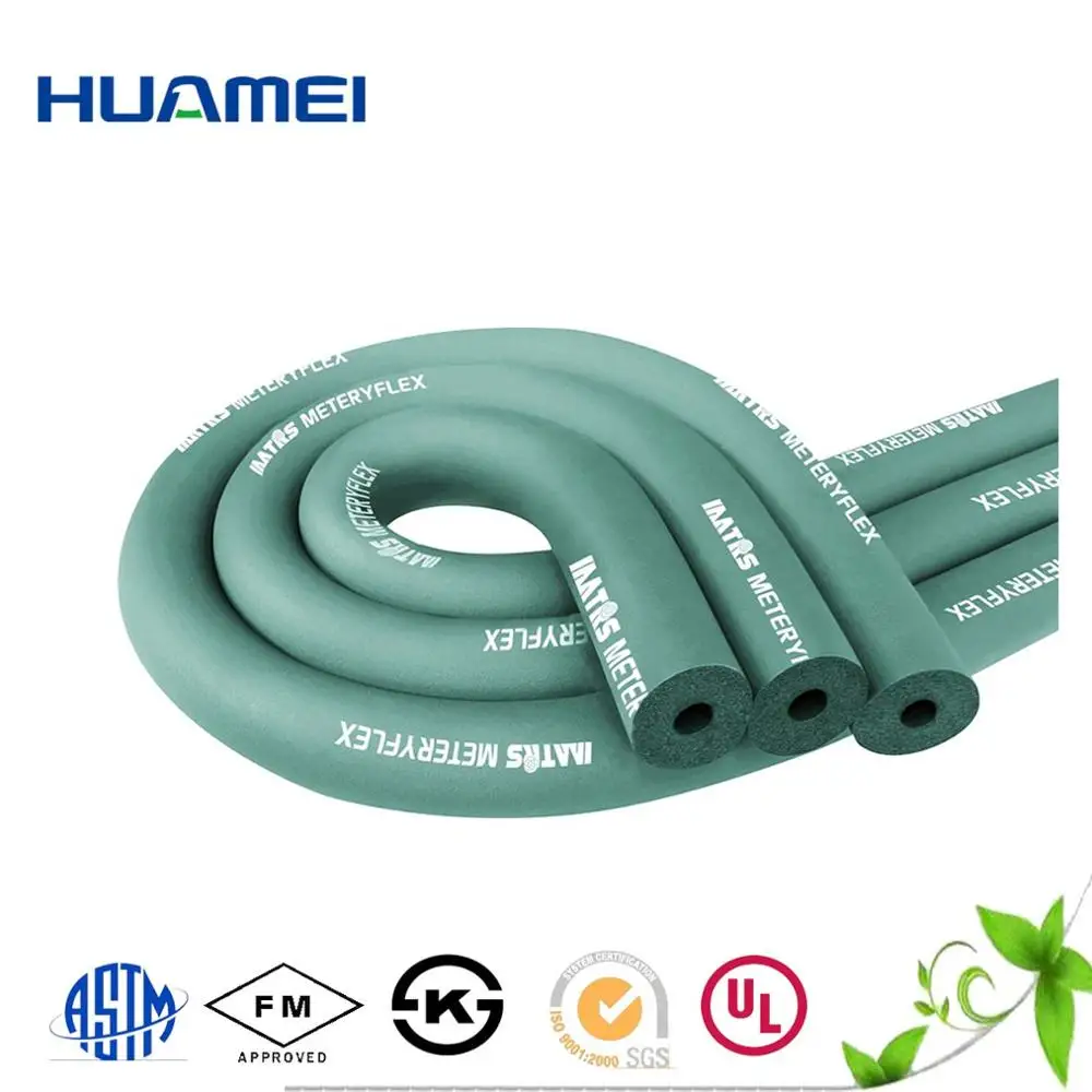 
Nbr Insulation Closed Cell Rubber Foam Pipe With Blue Color 