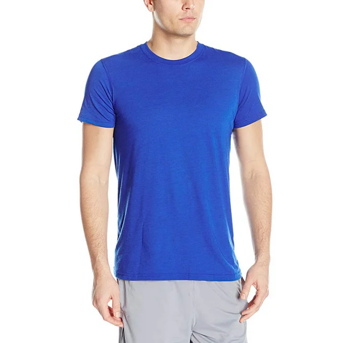 
Byval combed cotton Men plain color basic T shirt 