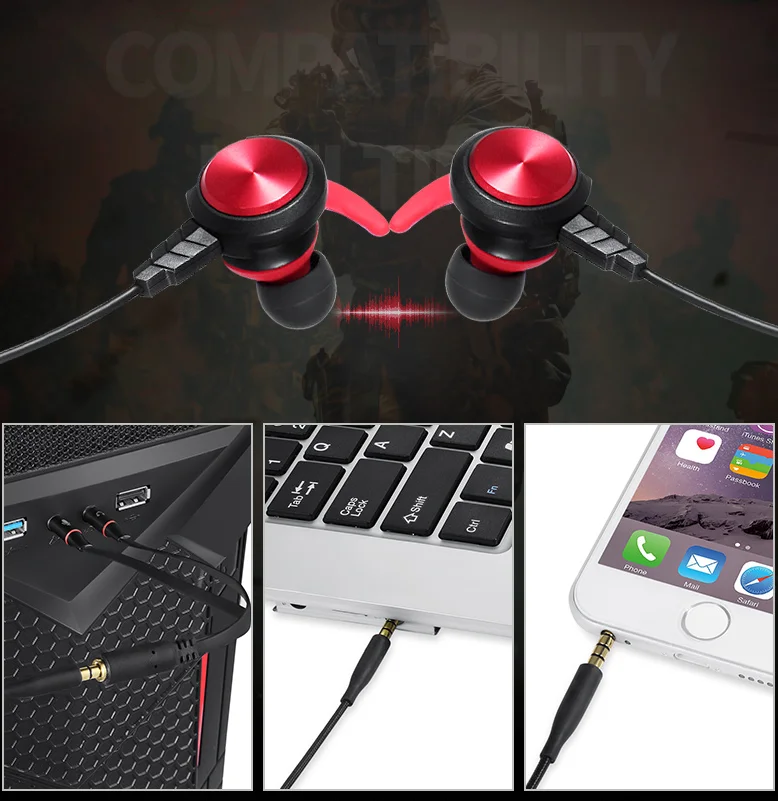 2019 портативный компьютер игровые аксессуары стерео звук проводной в ухо Заушник гарнитура для игр