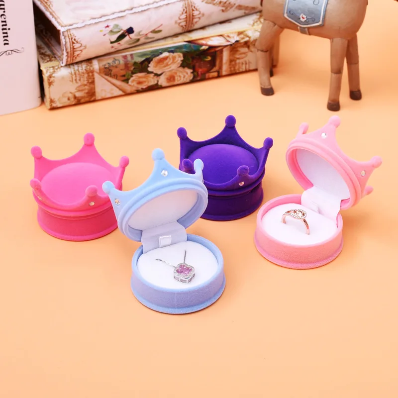 2023 crown  jewelry gift  velvet  box packaging