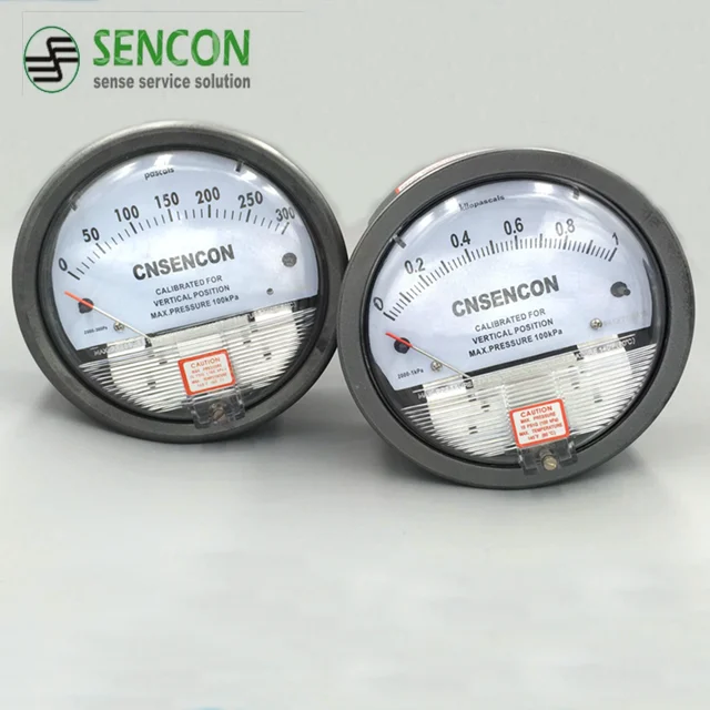 Air Differential Pressure Gauge SCG for Pharmaceutical pressure gauge