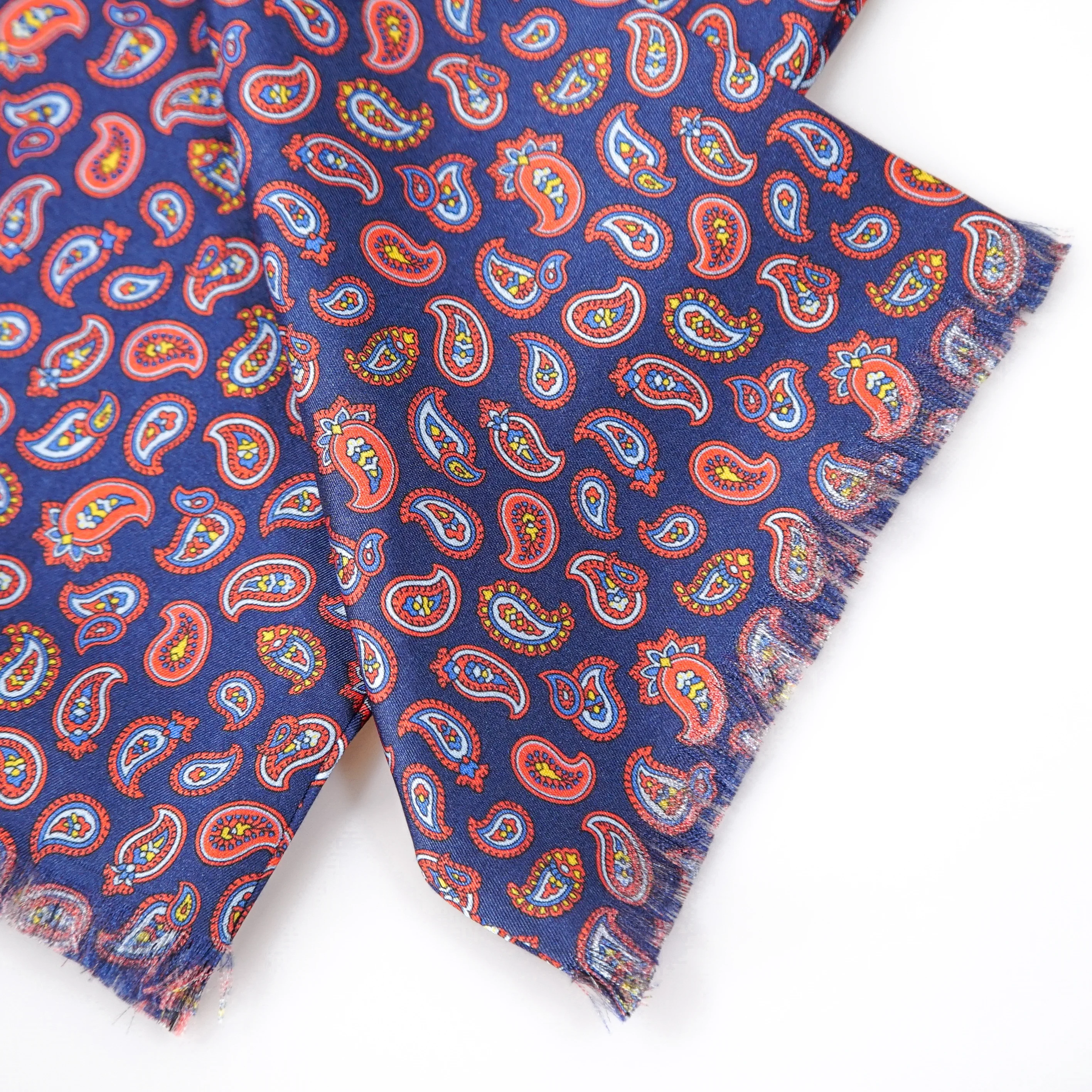 100% Silk Custom Fashion Men Wholesale Digital Print Scarves