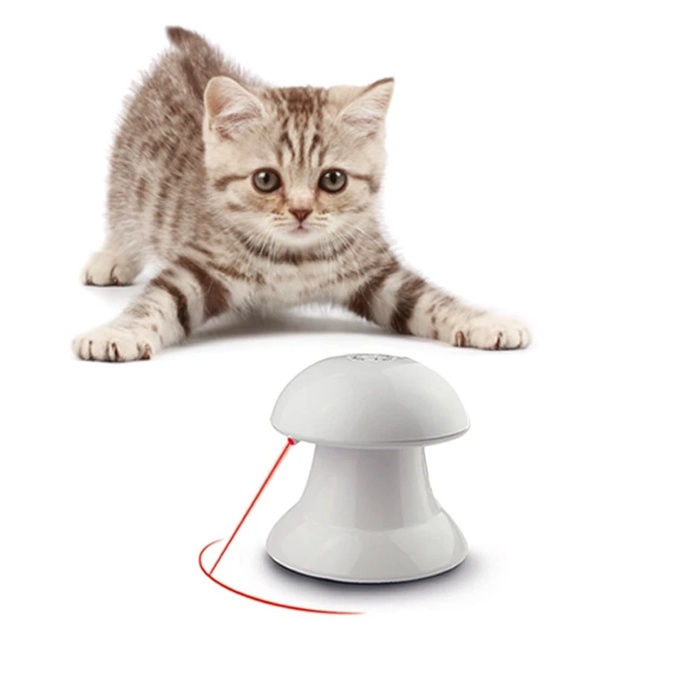 
New design Laser Pointer Cat Toy Interactive Rotating Cat Laser Toys Electronic Pet Laser Toy <a href=