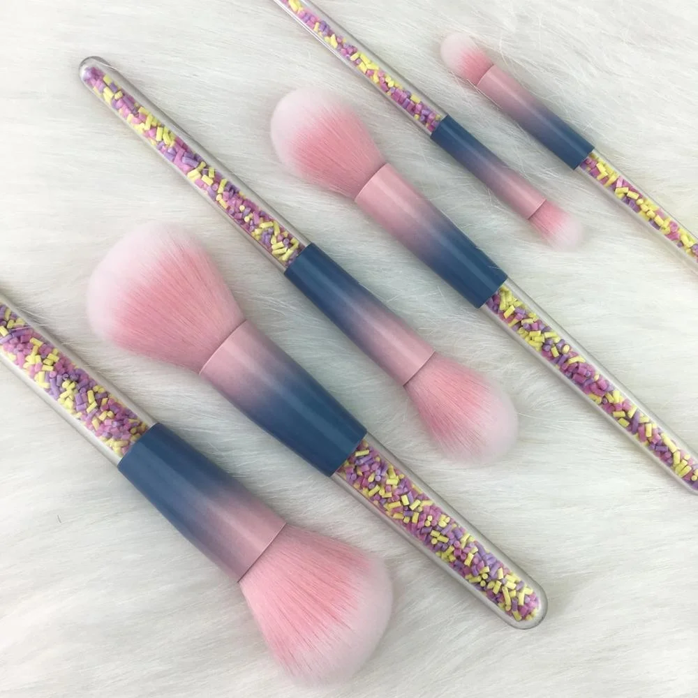 2019 новый дизайн, милый ярко-розовый индивидуальный логотип, новинка, Кисть для макияжа, частная этикетка