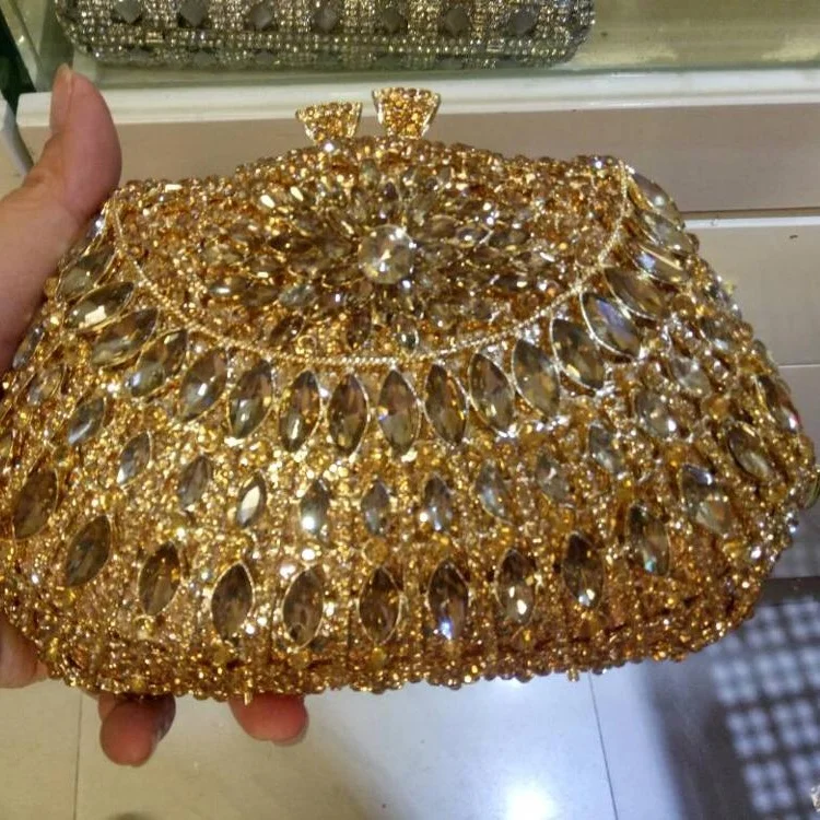 DB573 crystal stone bag evening bags clutch 2019 women crystal
