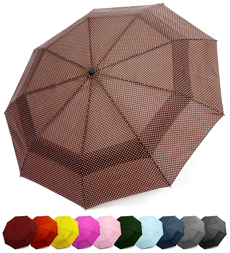 Оптовая продажа пользовательские печати автоматический открытый двойной слой складной зонтик