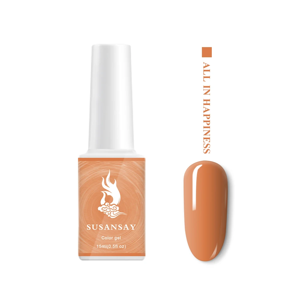 Global Unique Chinese Style Wholesale 6bottle/Set Top&Base Coat 15ml Soak Off Nail Varnish UV Gel Polish Set