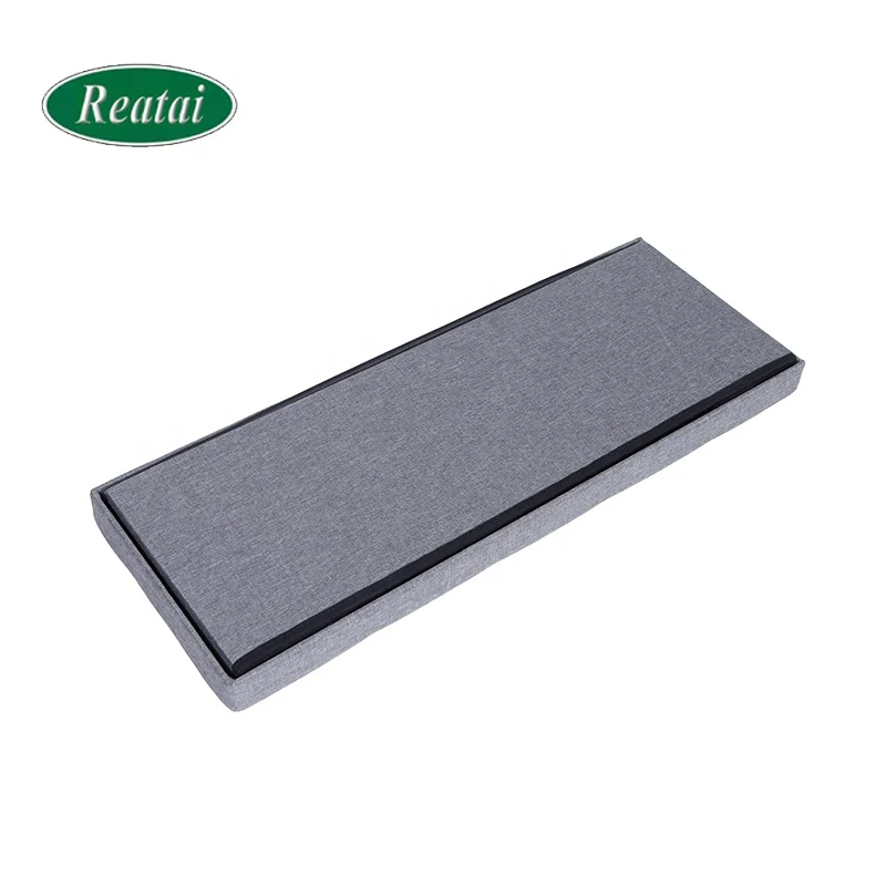 BSCI Factory Dark Grey Indoor Folding Foot Rest Stool Storage Linen Chest Ottoman Bench Folding Storage Ottoman with Tray