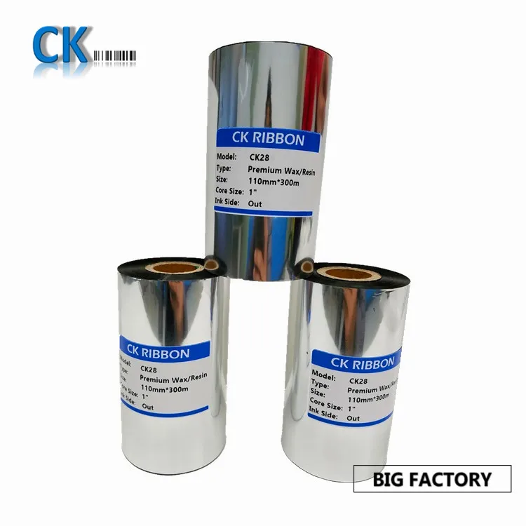 Премиальная лента из восковой смолы для термотрансферной печати