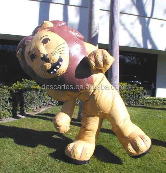 Factory selling adult dress inflatable walking lion costume for large events