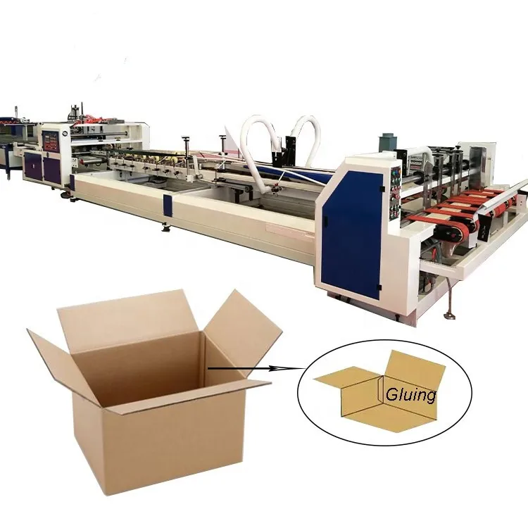 2019 latestAutomatic folder gluer machine