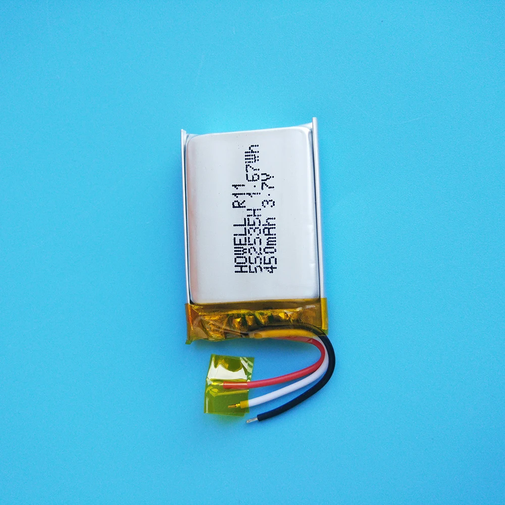 UN38.3 и CE утвержден 450 В в литий полимерный аккумулятор 3,7 мАч с К 10 к NTC