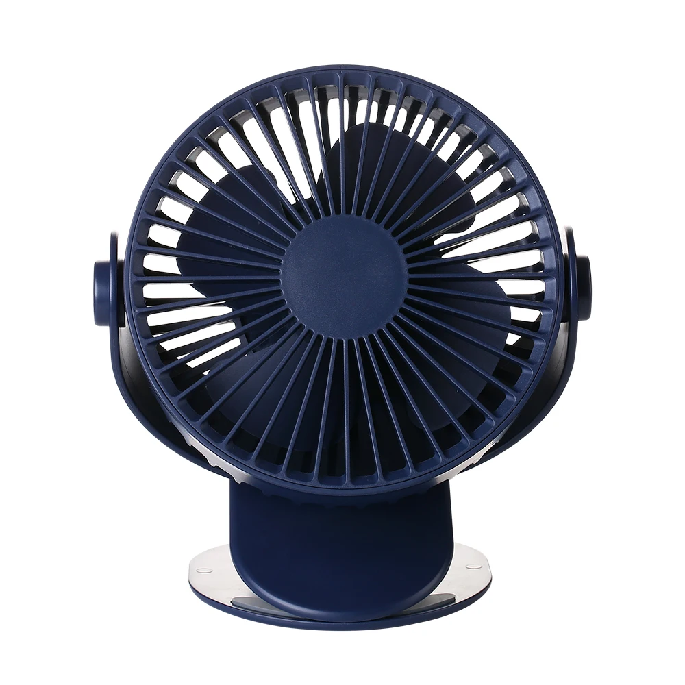 
GXZ-F811 2021 wholesale Manufacture KC battery rechargeable 2000mah air cooling fans Portable table clip fan 