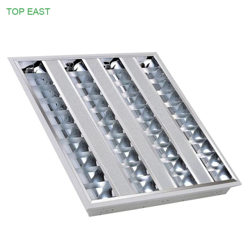 T5 LED Office grille light fixture 4 tubes T5 louver light fittings with 3 years warranty