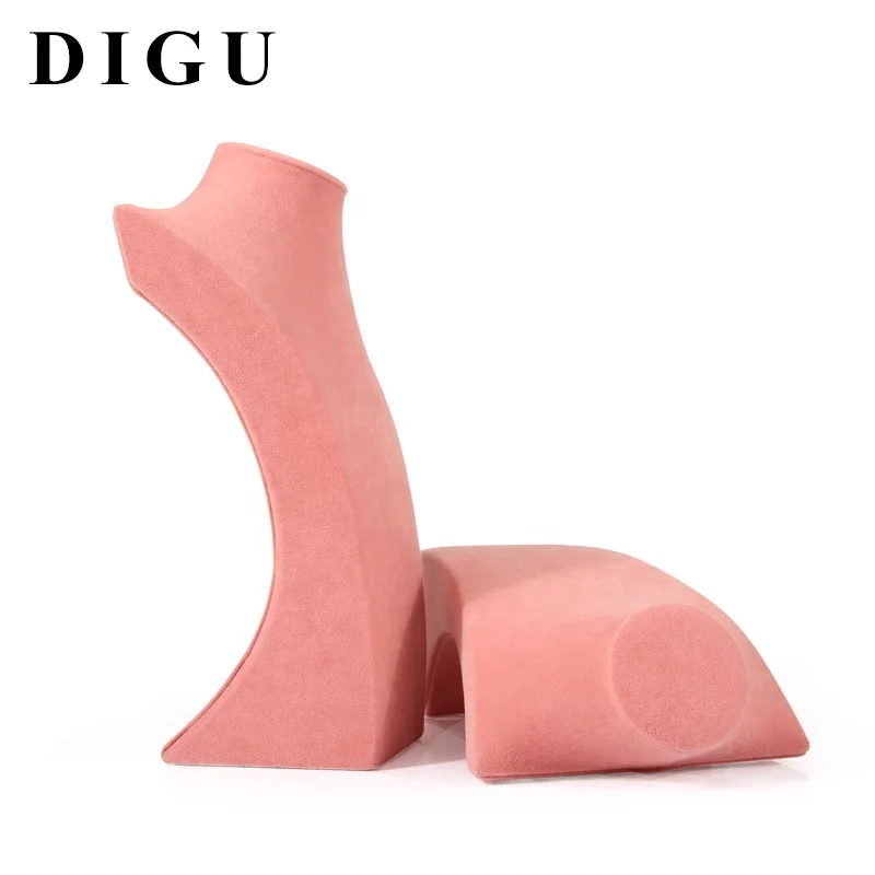 Custom shop showcase necklace jewellery mannequin stand  bust model necklace displays