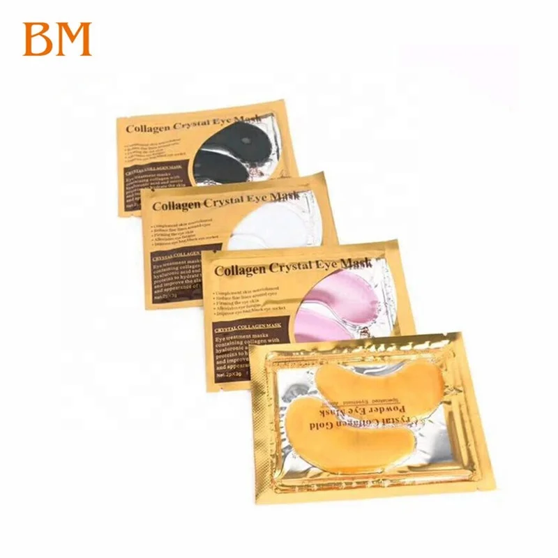 Natural Men and Women Eye pads Anti Aging Hydrating Eye Patches Collagen Solution 24K Gold Eye Mask