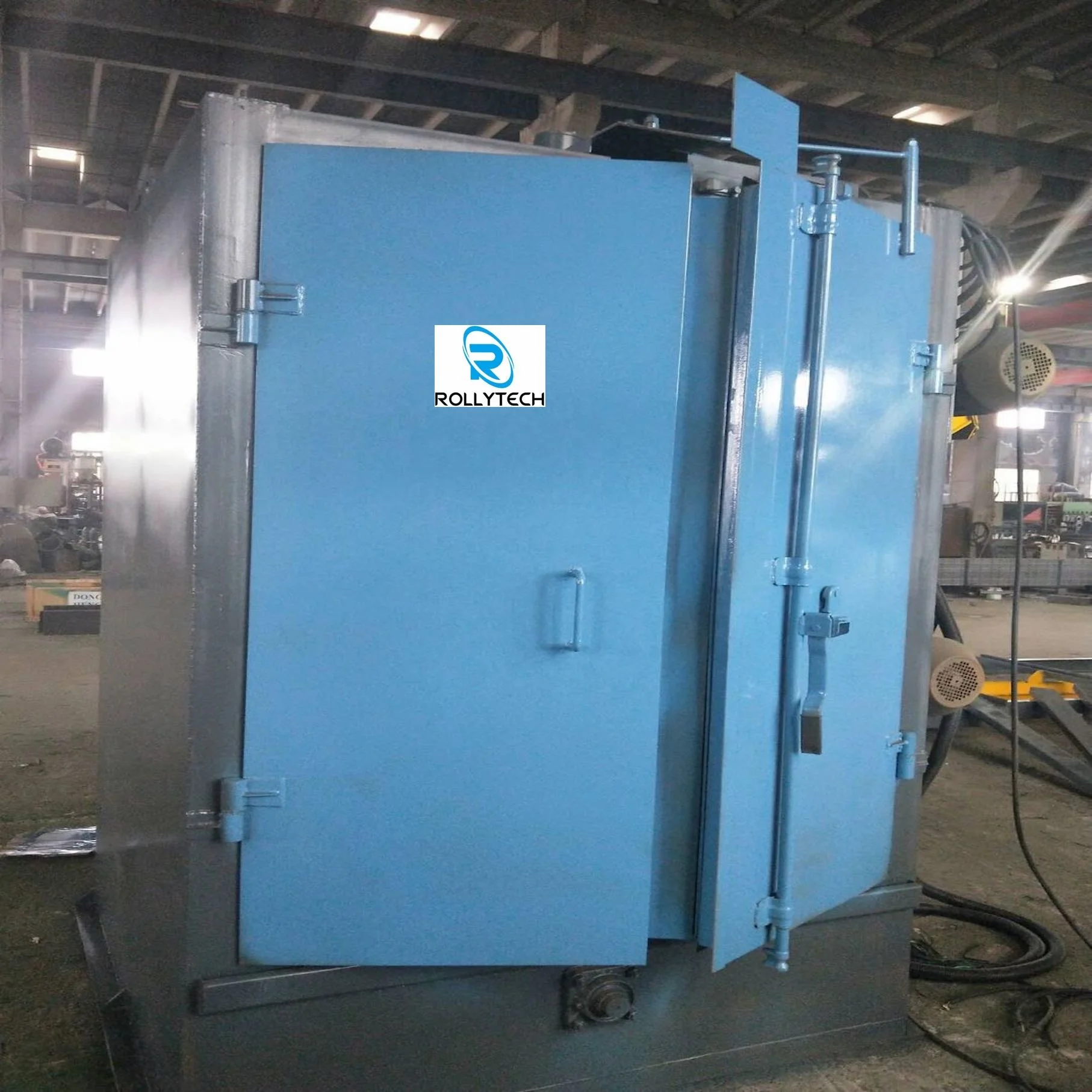 High Efficiency Double Hanger/ Hook Type Shot Blaster Blasting Machine