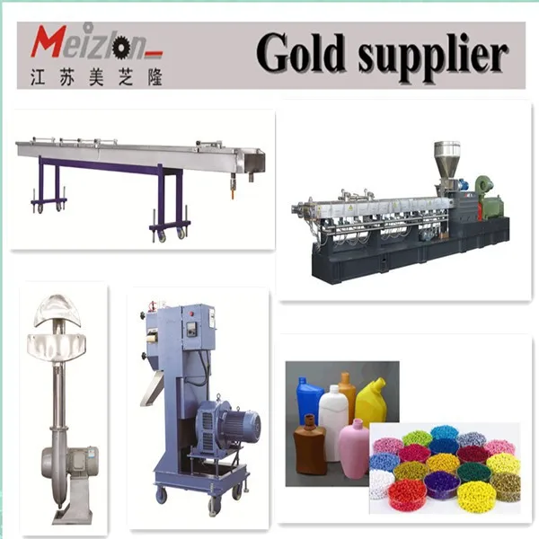 Машина для производства пластиковых гранул, двухшнековый экструдер с подводной гранулирующей линией для гранулирования PP PE PVC PC PS