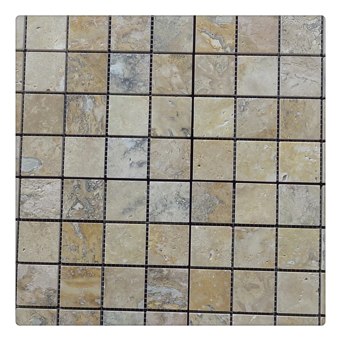 high quality mosaic square pattern mixed color bathroom tile interior background mosaic marble factory