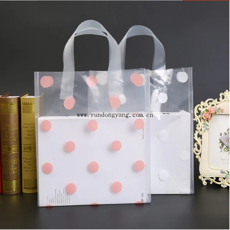 Factory Price Custom Fashion Handbag Shopping Transparent Clear Plastic PVC Hand Bags